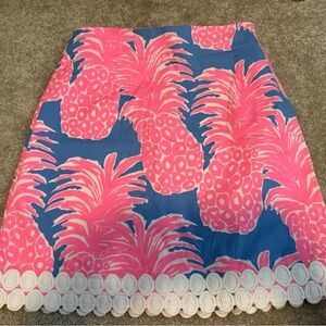 Lilly Pulitzer pineapple skirt